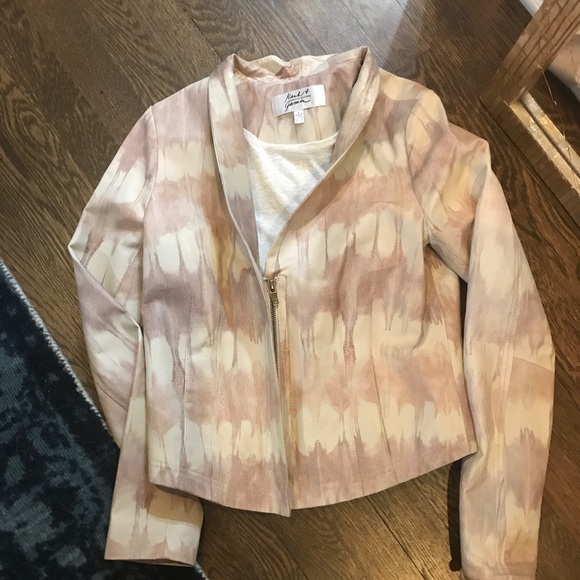 Nwot Bagdley Mischka leather jacket - Picture 1 of 5